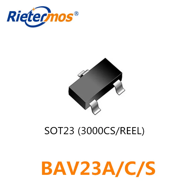 3000 шт. BAV23A BAV23C BAV23S BAV23 SOT23 SOT 23 сделано в Китае|Запасные части| |