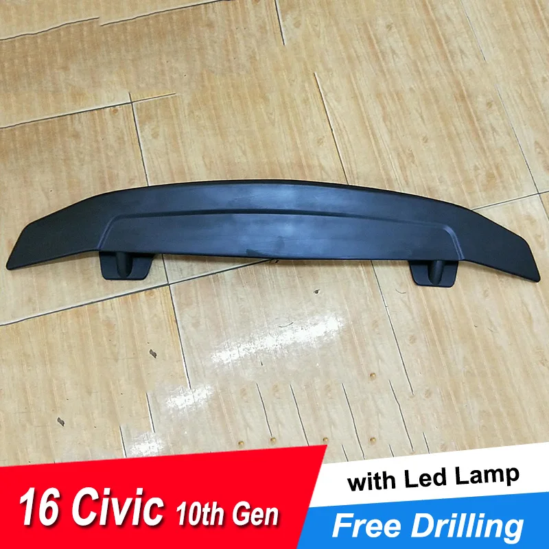 JNCFORURC Задняя Крышка багажника автомобиля Спойлеры крылья для Honda Civic 2016 17 18 Седан 4