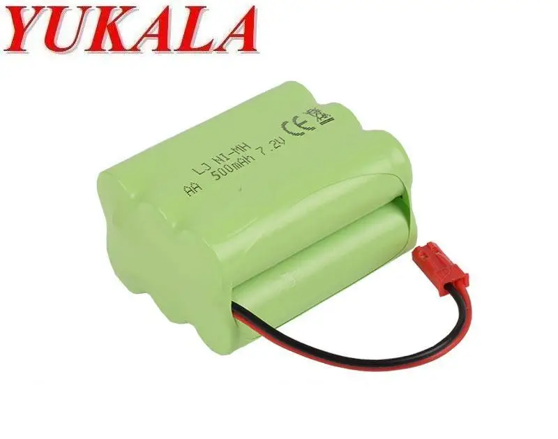 7 2 V 500mAh Ni-MH AA перезаряжаемая батарея для RC Truck/ car/ boat/ tank | Игрушки и хобби