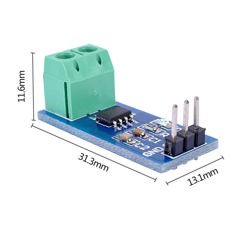50 шт. Лидер продаж ACS712 30A диапазон зал ток сенсор модуль для arduino Бесплатная