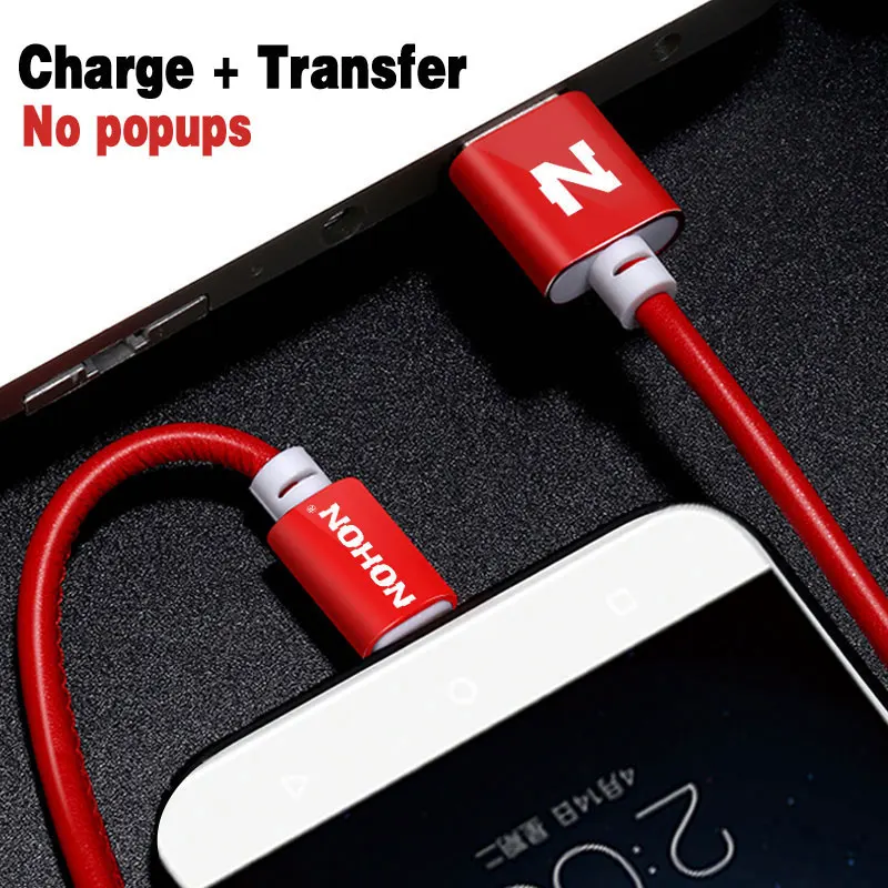 NOHON для iPhone, USB кабель, 8-контактный кабель для быстрой зарядки для Apple iPhone 8, 7, 6, 6 S, 5, 5S, iOS 10, 9, зарядное устройство для мобильных телефонов, usb-кабели