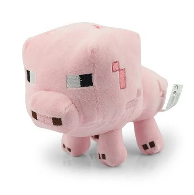 16CM Pig Шахта 16 см Хэллоуин красный глаз призрак высокое качество игры Мягкие плюшевые игрушки Рождество мультфильм милые куклы Коллекция Подарки - Цвет: 16CM Pig