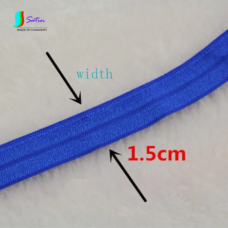 Diy Ленточные аксессуары для одежды 1,5 см Эластичная лента с загнутым краем ткань нижнее белье край цвет: желтый, Белый Серый Синий и красный цвета S349P