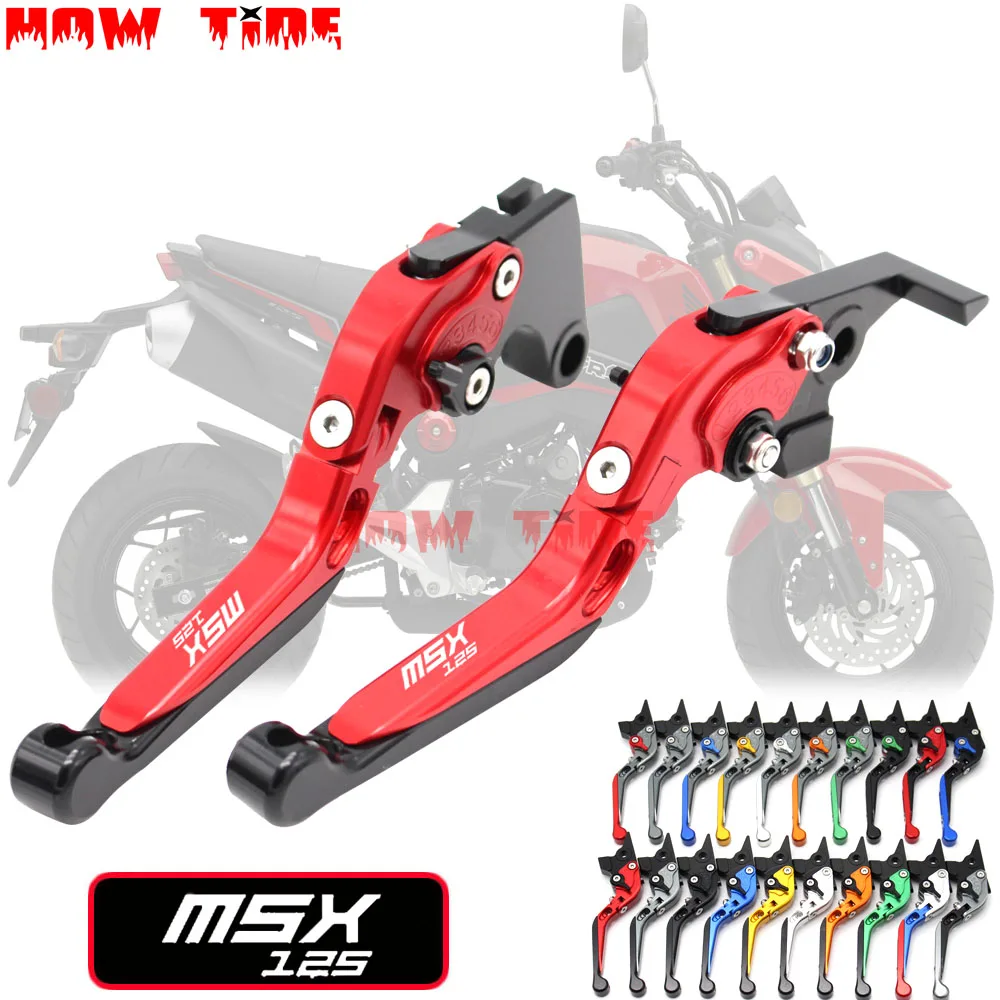 Рычаги тормозной муфты для мотоцикла Honda Grom MSX 125 2014 2018 2015 2016 регулируемые складные