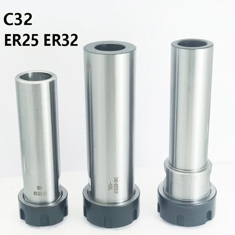C32 C40 ER25 ER32 100L 150L 200L CNC удлиненный держатель для инструмента Женский удлинитель