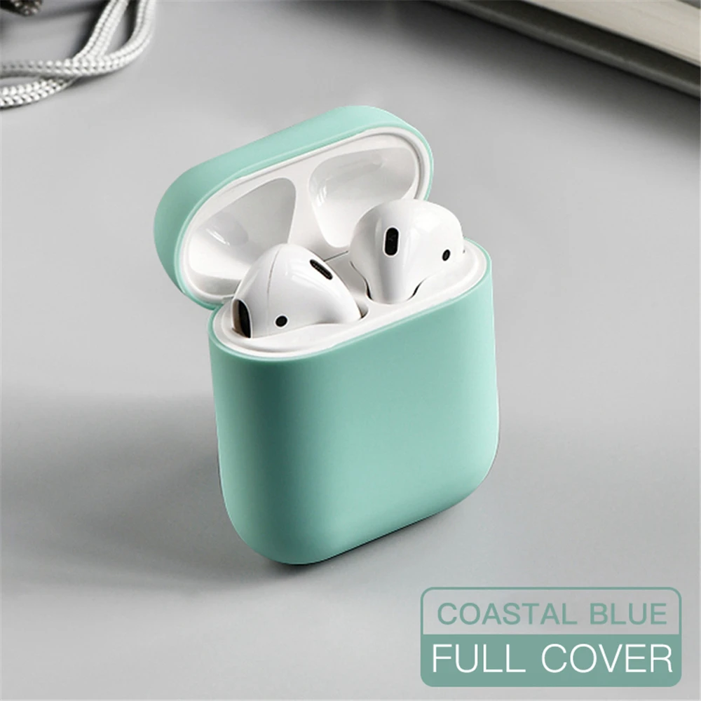Бренд мягкий жидкий силиконовый чехол для Apple AirPods 1 2 Наушники-чехол Bluetooth Air Pods крышка Earpods защита Funda