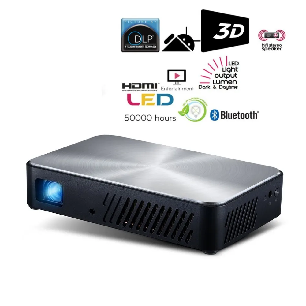 Проектор Full HD J10 для Android 6000mAH аккумулятор 1920x1080P wifi Bluetooth HDMI портативный мини проектор
