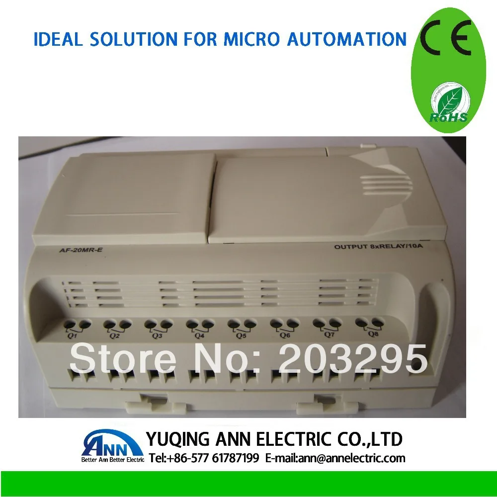 Mini PLC AF 20MR D2 с HMI 12 24 В постоянного тока точек входа 8 (с аналоговым входом) релейный