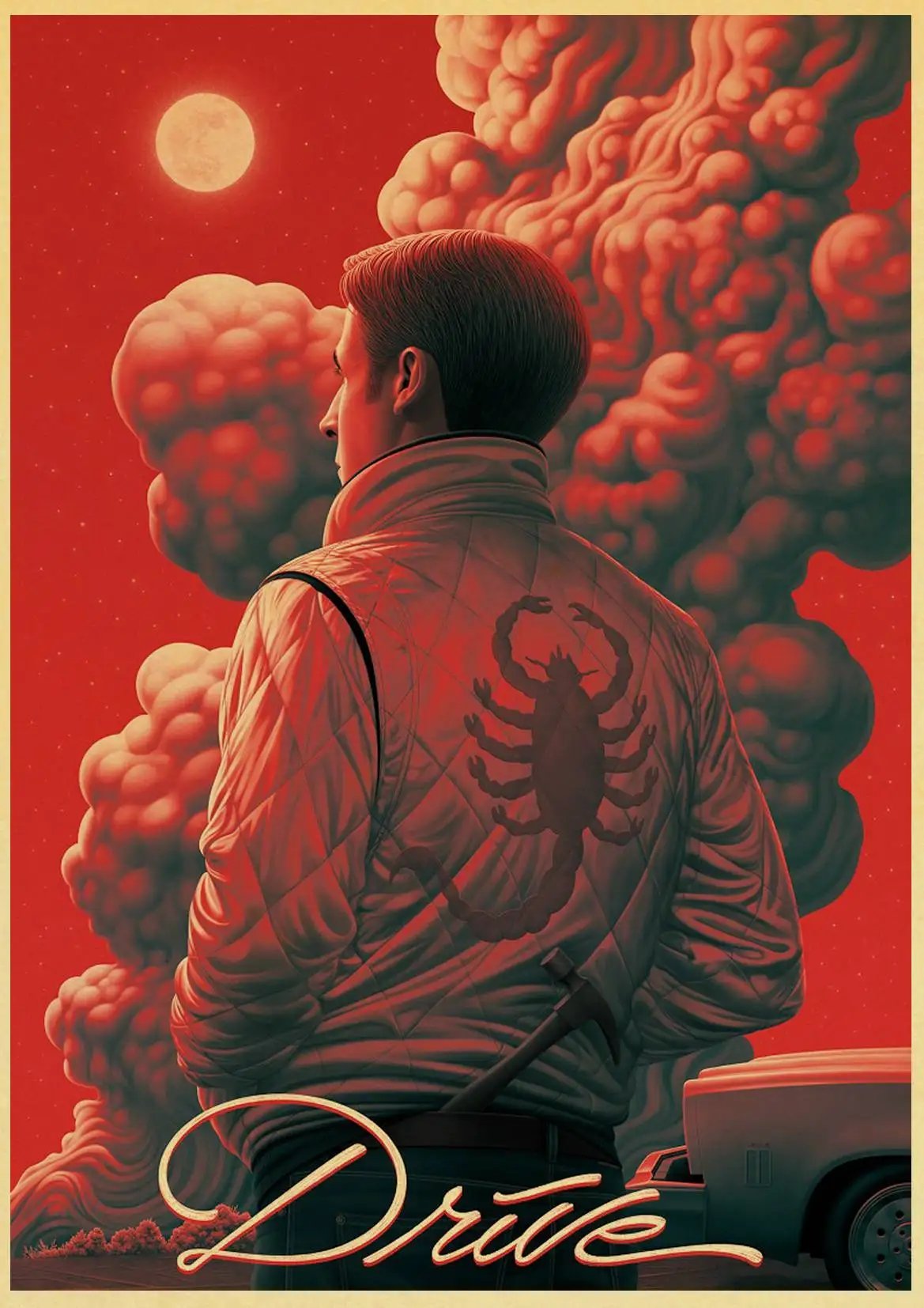 E101 Drive Ryan Gosling Carey Mulligan винтажный бумажный плакат настенная живопись украшение дома 42X30 см 30X21 см - Цвет: E101