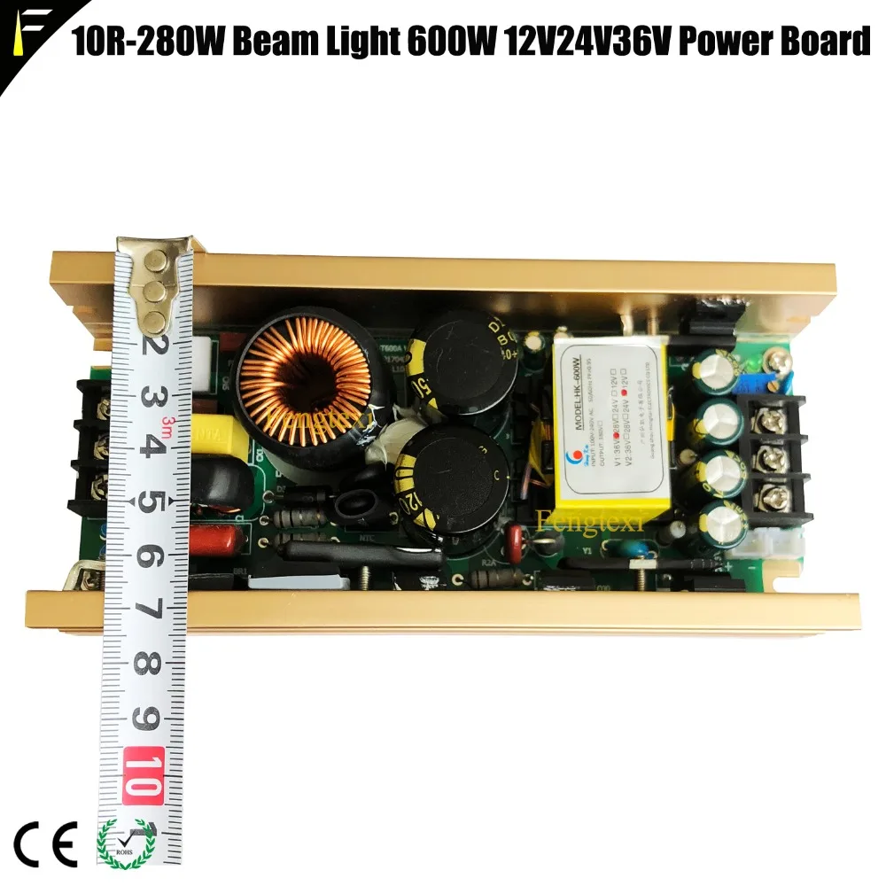 HK 600W V1 36 В 24 в 12 V2 10R 280 Вт 15R 300 плата питания с движущейся головкой PCF электропитания