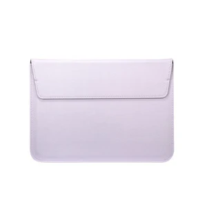 Light purple Популярная кожаная сумка для ноутбука Macbook Air 13 Pro retina 11 12 13,3 15 15,4 Сенсорная панель чехол подставка для ноутбука чехол+ блок питания - Цвет: Light purple