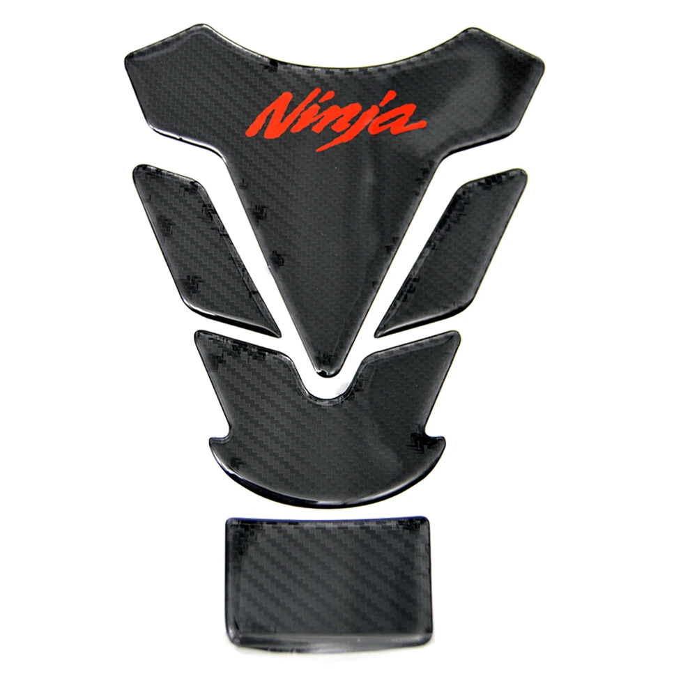 Наклейка на бак из углеродного волокна для мотоцикла Kawasaki Ninja 250 300 400 1000 Z650 Z900 GTR1400