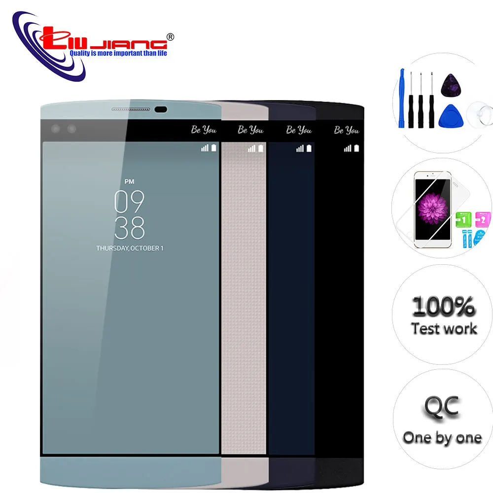 Оригинальный ЖК дисплей 5 7 ''для LG V10 H960 H968 H900 VS990 сенсорный экран с рамкой