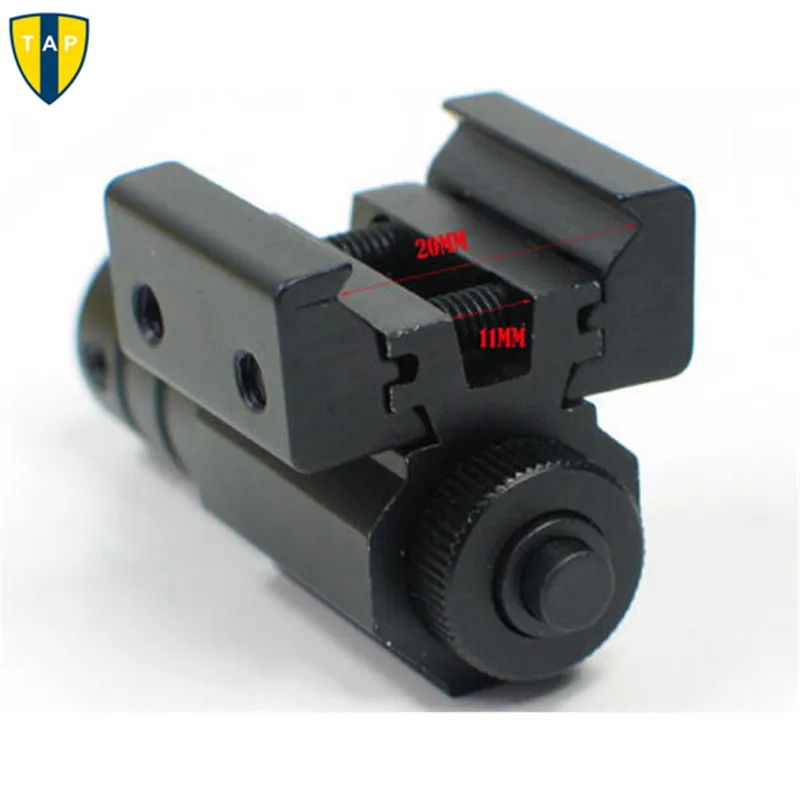 Красный точечный лазерный прицел для пистолета с 635 655 нм регулируемый 11 мм/20 мм
