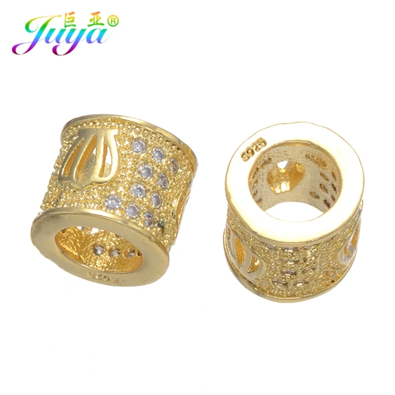 Juya 4 шт./лот оптовая продажа ювелирные украшения бусины золото/розовое золото