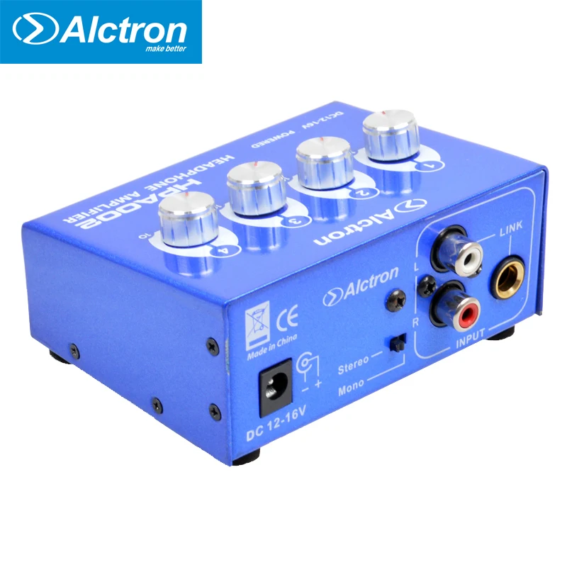 Alctron HPA002 мини портативный усилитель для наушников 6,35 мм стерео и RCA Джек сталь большая мощность высокое качество звука