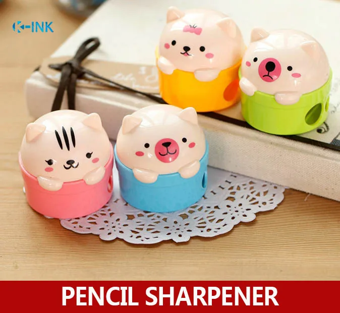 

Kawaii Cartoon Animal Bear Cat Pencil Sharpener