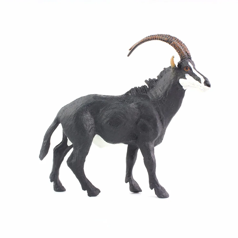 Wiben 3 шт./лот моделирование животных Зебра Wildebeest Antelope модель экшн и игрушка