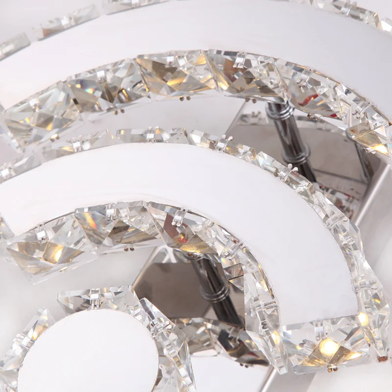 

Wifi Crystal Wall Light LED Stairway Aisle Light Simple Living Room Bedroom Personality Bedside Lamp ZP4131540