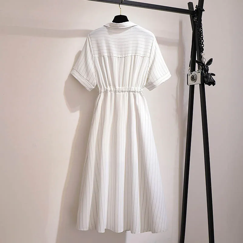 Платье женское летнее большого размера бюста 146 см 5XL 6XL 7XL 8XL 9XL синего белого