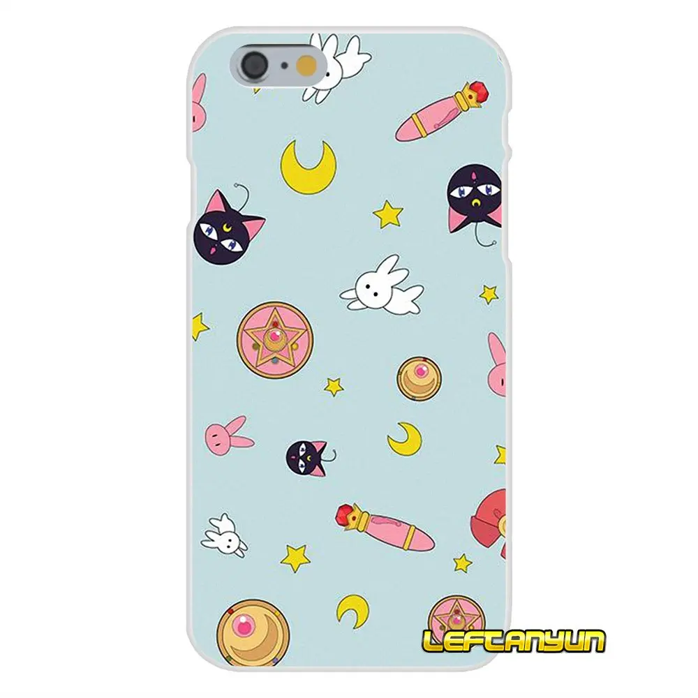 Аниме Сейлор Мун lune cat Тонкий силиконовый чехол для телефона Motorola Moto G LG Spirit G2 G3