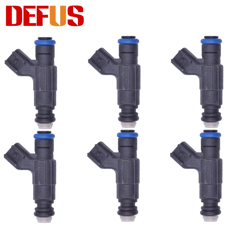 DEFUS 6x OEM 0280155863 инжектор топлива Форсунка поток соответствует W4E-A5C для Jaguar S-Type 3.0L V6