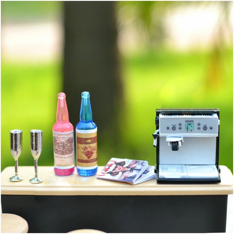 

A01-X152 children baby gift Toy 1:12 Dollhouse mini Furniture Miniature rement coffee machine and cup