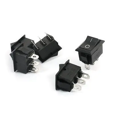 5 шт. SPDT 3-контактные паяльные лодочные Клавишные переключатели AC 250 в 6a 125 В 10A |