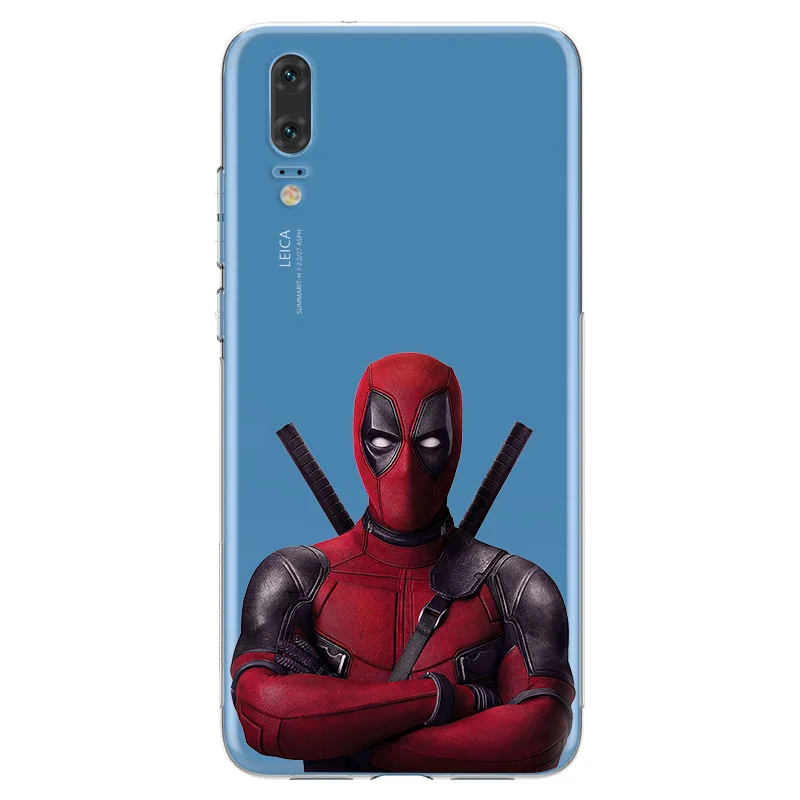 Чехол ciciber для Huawei P30 P20 P10 P9 P8 Lite Pro Plus 2017 P smart 2019 чехлы телефонов Marvel Deadpool Shell Capinha