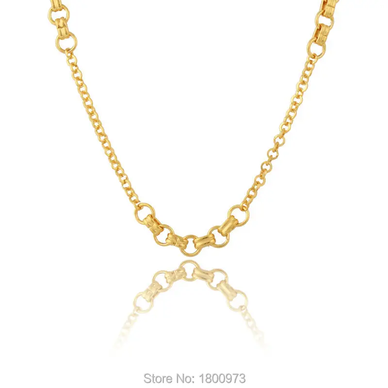 Adixyn новый уникальный дизайн золотая цепочка 45 см для женщин ожерелье модные