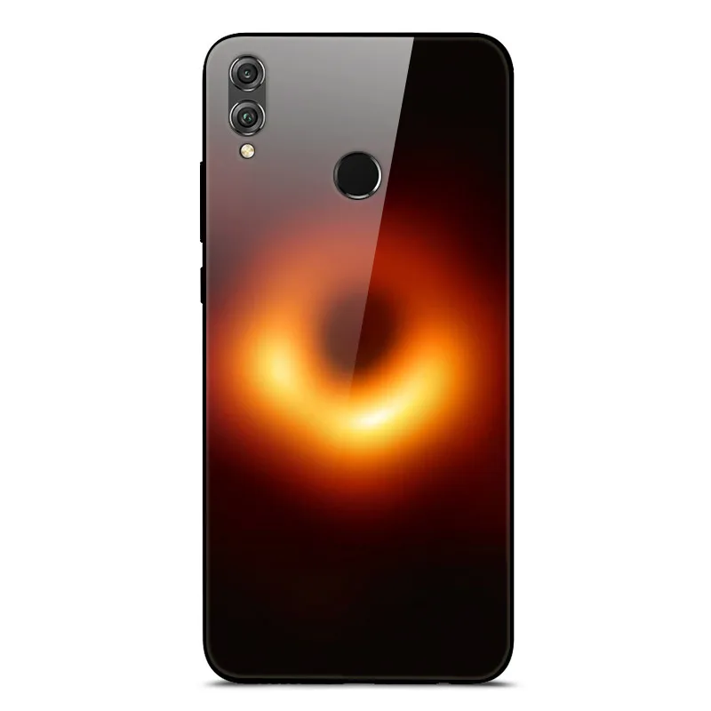 4 Чехол из закаленного стекла для huawei Honor 8X, чехол из жесткого поликарбоната, задняя крышка для телефона huawei Honor 8X, чехол, 8 X Honor8X, силиконовый бампер - Цвет: 4