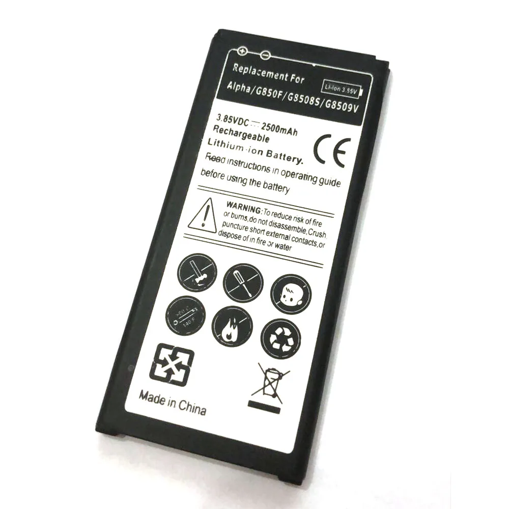G850F EB BG850BBE BG850BBC Батарея для samsung Galaxy Alpha G850A G8508S G8509V SM G850Y G8508 G850|Аккумуляторы