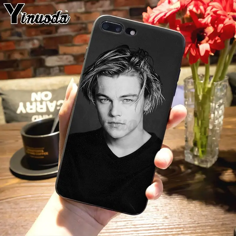 2 Yinuoda Leonardo DiCaprio young Super Star Топ детальный чехол для телефона для iPhone 7plus 6S 7 8 8Plus X xs max xr 5S 11pro чехол - Цвет: 2