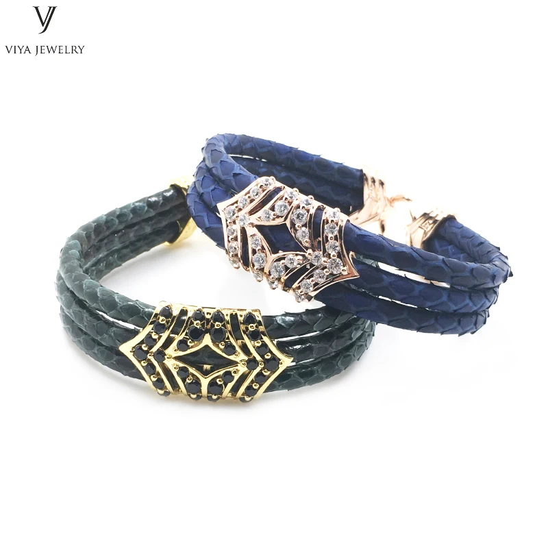 Роскошные три круглые StingrayBracelet 925 пробы серебро браслет для часов Для мужчин