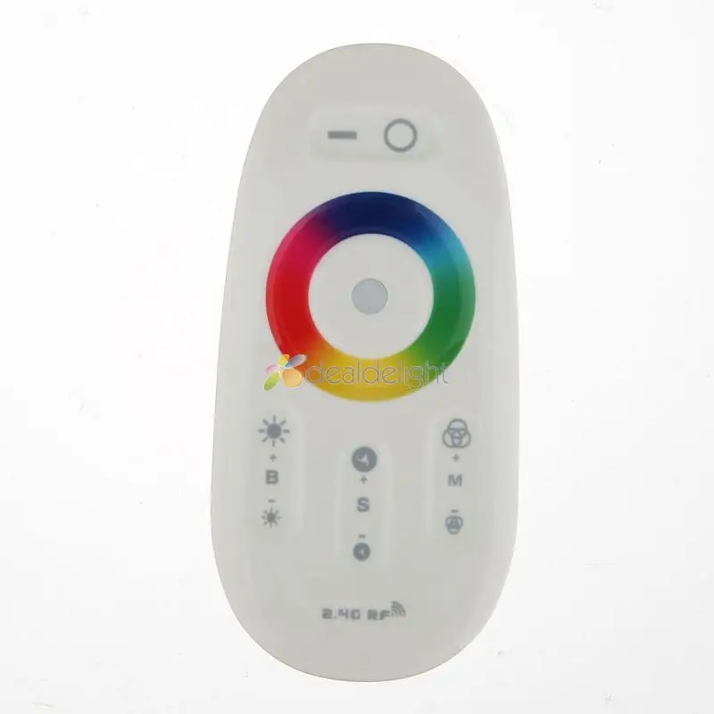 2 4G сенсорный экран с регулируемой яркостью светодиодный RGB дистанционный
