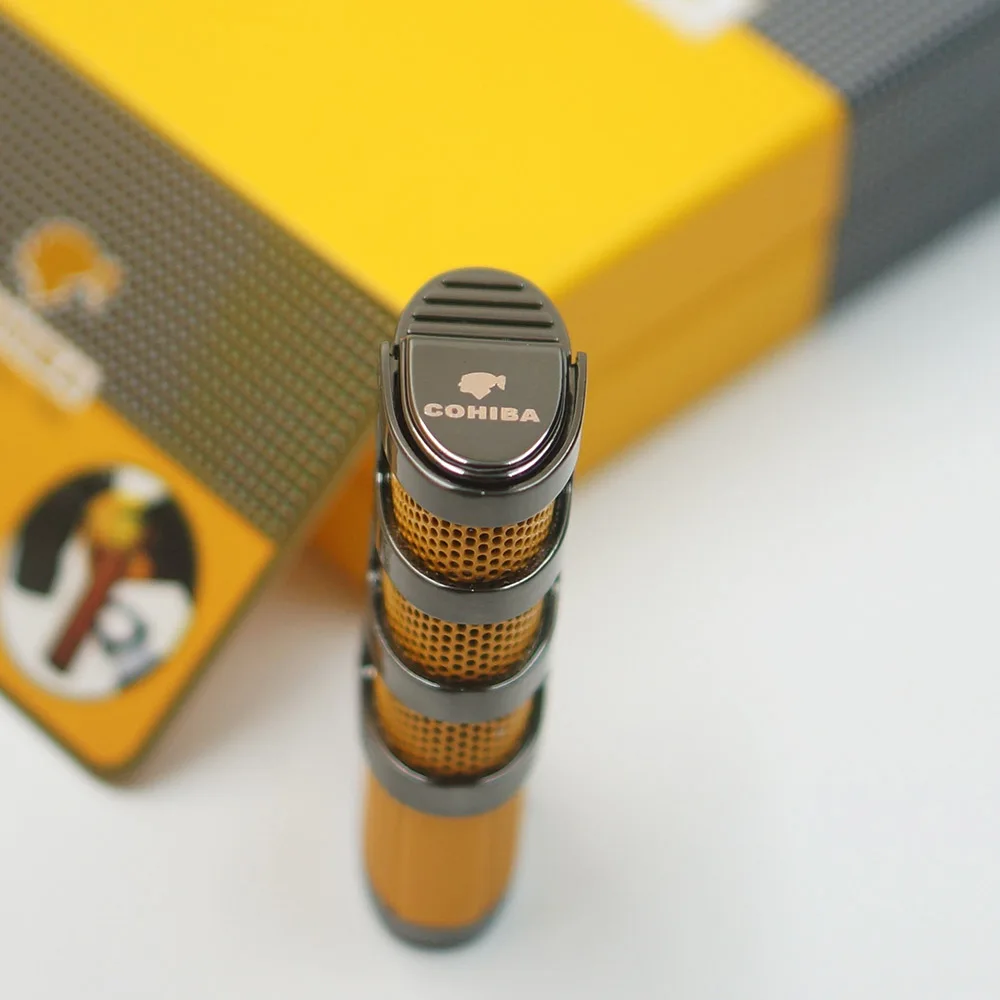 Европейский покупатель Cohiba гридинга полосы стиль газ бутан 3 Факел струи пламени
