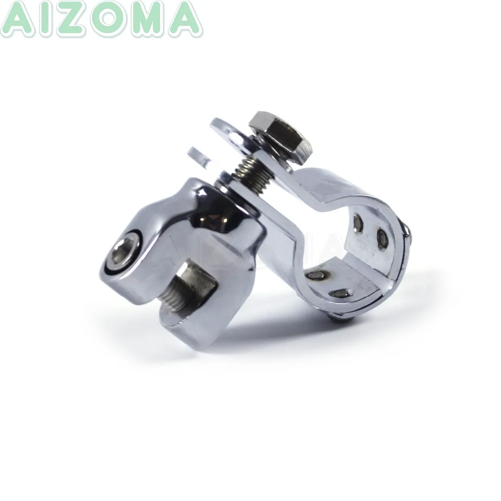 32mm Motorcycle Engine Guard Highway Pegs Clamps 1-1/4&quot Footpeg Clevis Clamp-on Mount For Harley Sportster XL883 XL1200 Chopper |
