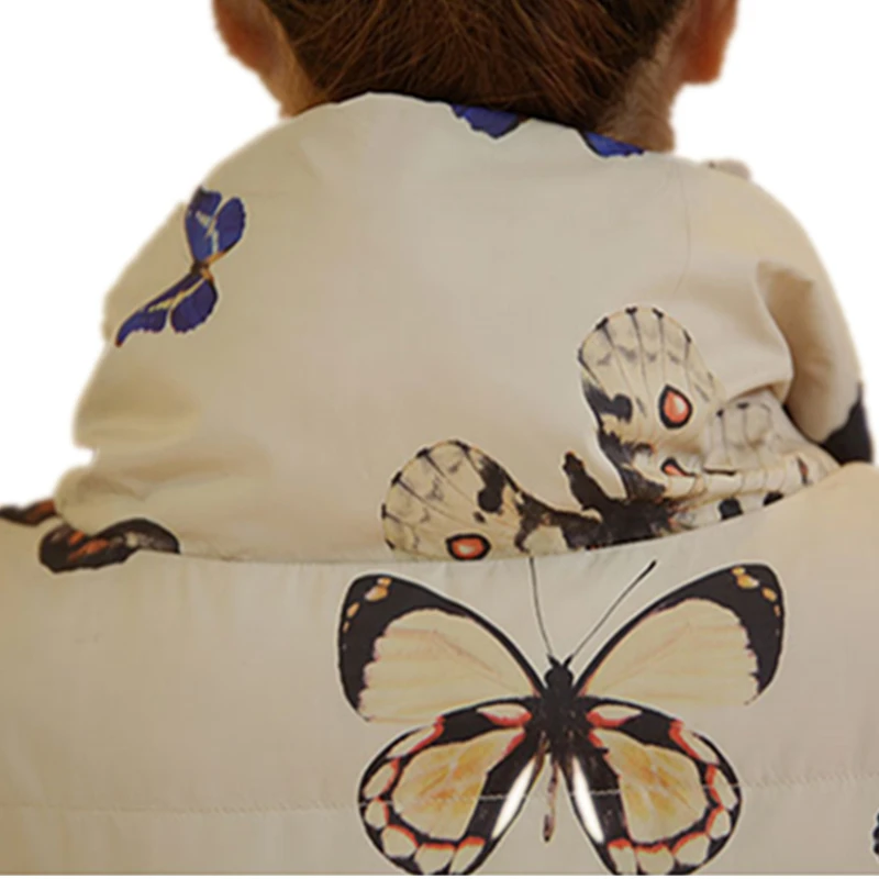 Модные куртки и пальто для девочек новое зимнее средней длины куртка размера