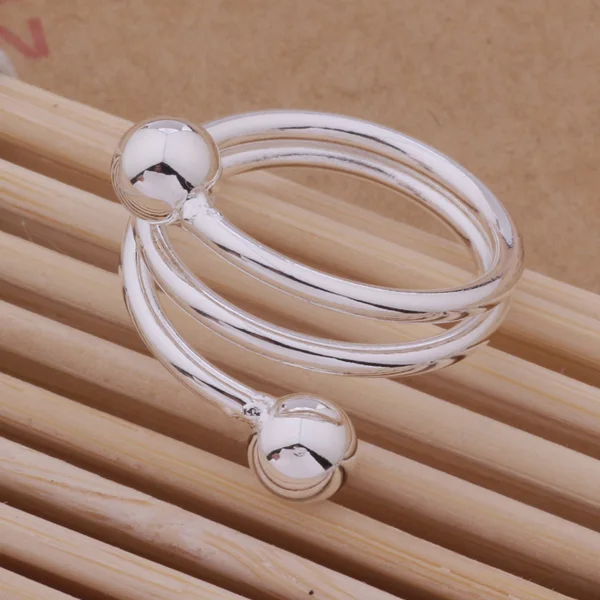 AR226 модные ювелирные изделия серебряного цвета подарки популярные кольца для