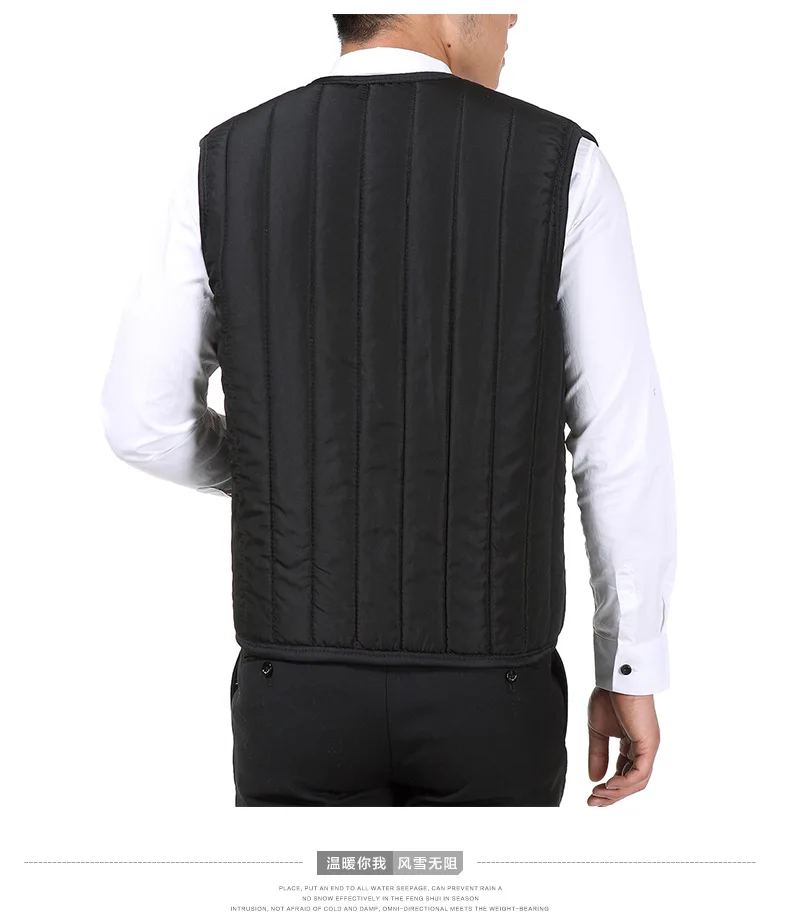 Мужская куртка без рукавов Veste homme зимний флисовый жилет для мужчин полосатый теплый жилет мужской с множеством карманов мужской жилет