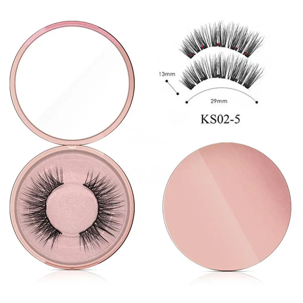 KS02-5 Eyelashes Новинка Горячая Магнитная жидкая подводка для глаз& магнитные накладные ресницы& Пинцет Набор водостойкий стойкий подводка для глаз Накладные ресницы - Цвет: KS02-5 Eyelashes