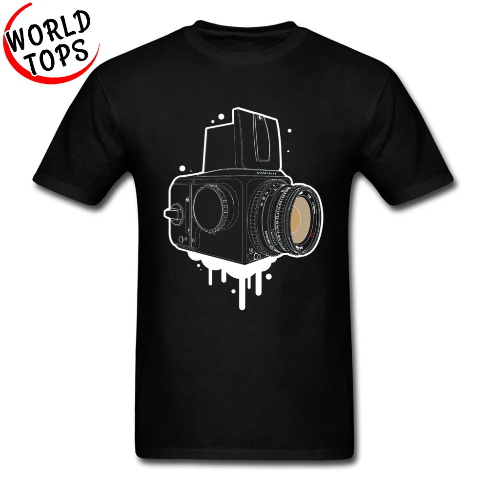 

Футболка Hassel для фотосъемки 35 мм Модный повседневный топ футболки из 100% хлопка с круглым вырезом Мужская футболка Ostern Day