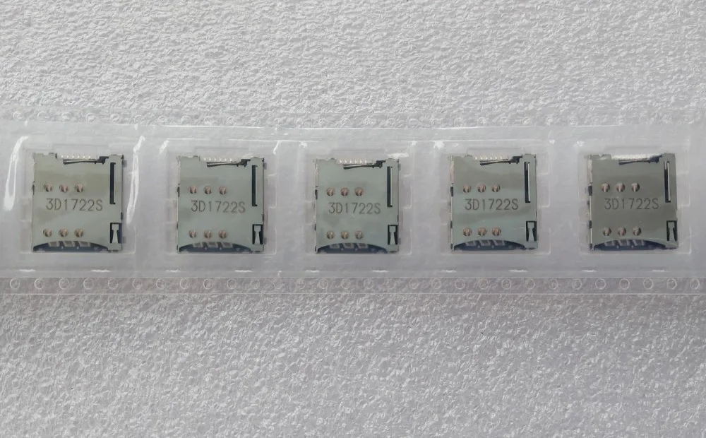 2-100 шт./лот оригинальный новый разъем для картридера SIM-карт Sharp aquos SH01F сокета на