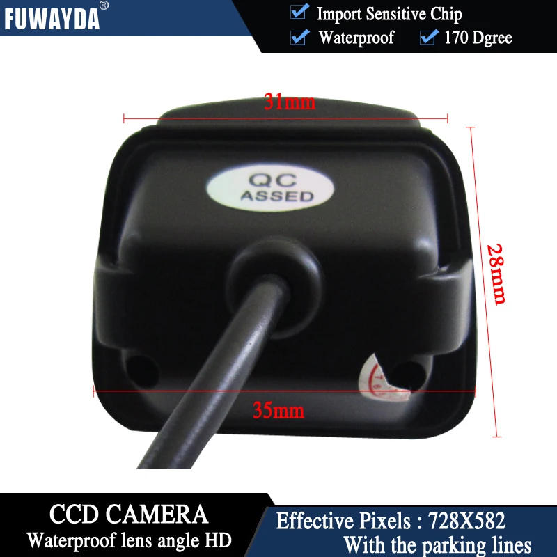 FUWAYDA Беспроводная цветная CCD Автомобильная камера заднего вида для Toyota Prius 06 10/Camry