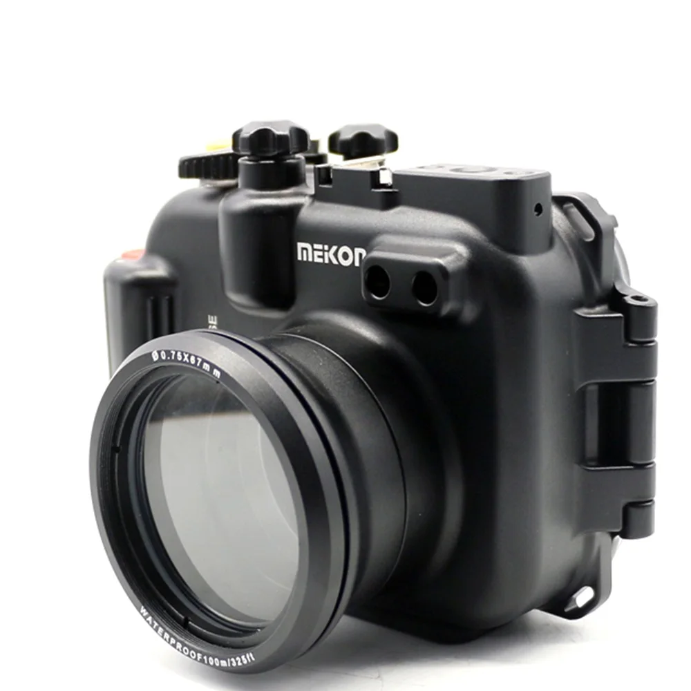 100 м/футов Подводная Водонепроницаемая камера алюминиевый корпус чехол для