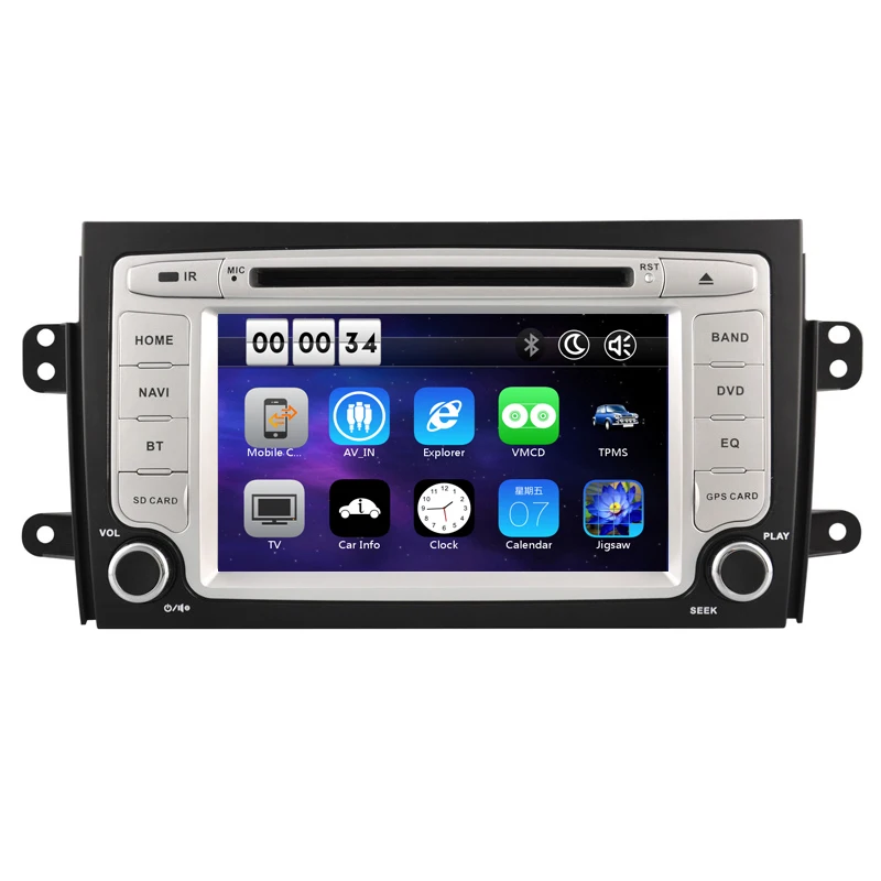 Оптовые продажи! Автомобильный DVD плеер Win 8 UI радио GPS стерео для SUZUKI SX4 Fiat Sedici 2006 2007