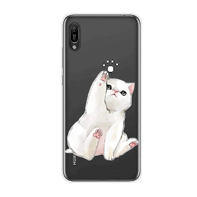 Case For Huawei Y6 Pro 2019 6.09 Inch Transparent Printing Drawing Silicone Phone Cover |