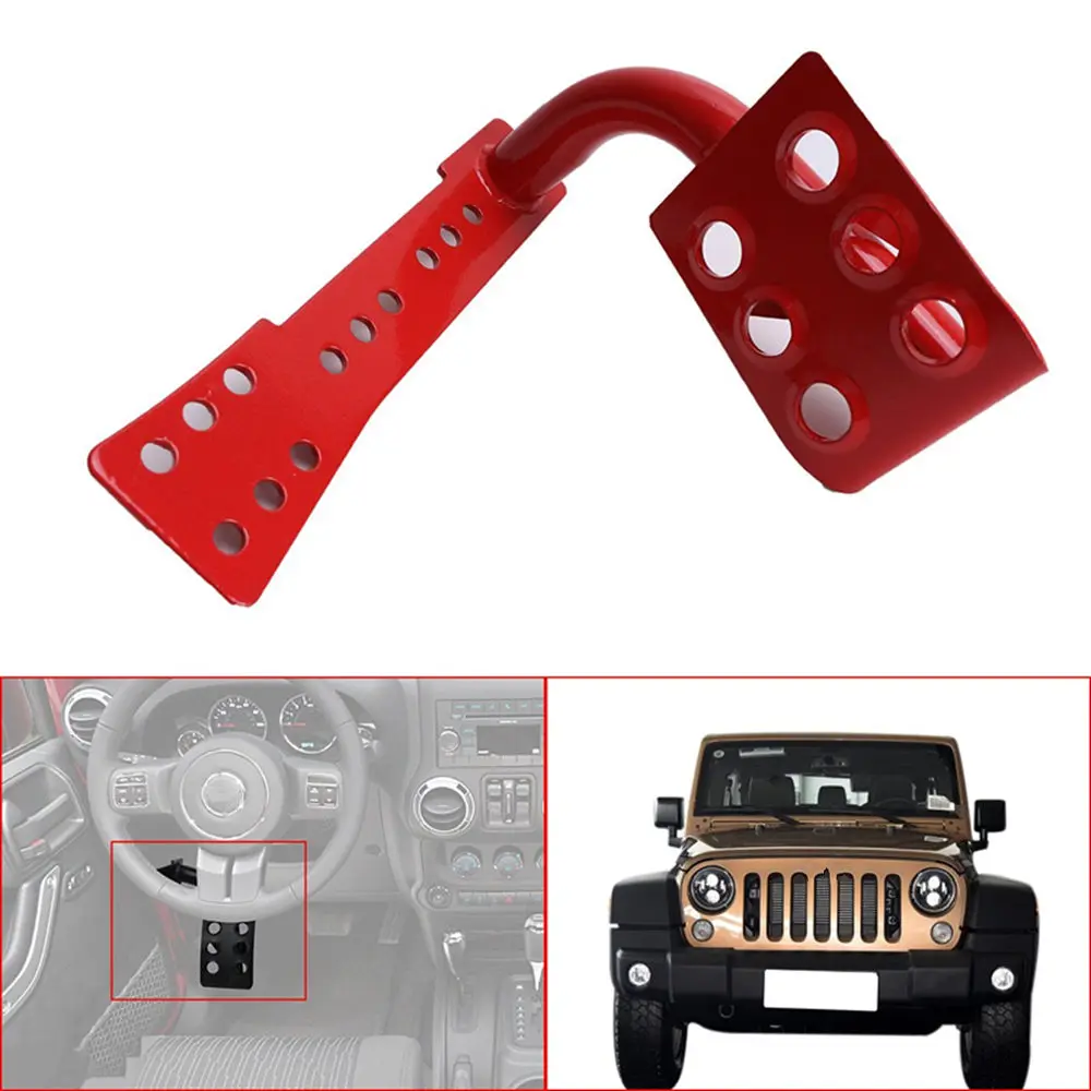 Для Jeep Wrangler JK металлическое украшение интерьера автомобиля мертвая педаль левая