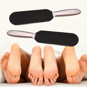 1 шт., двусторонняя пилка для ног, из нержавеющей стали, 10 шт.