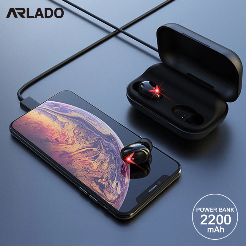 Arlado новые A8 TWS Bluetooth 5 0 наушники беспроводные Wterproof с сенсорным управлением